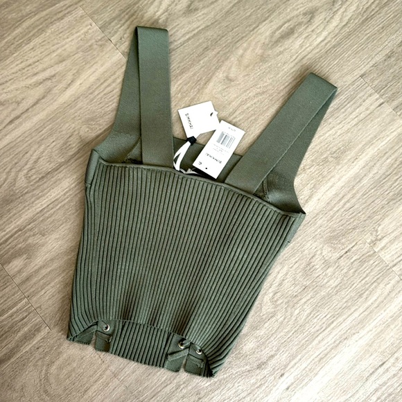 NWT SIMKHAI RIBBED TANK, S - Picture 2 of 3